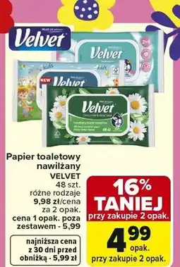 Carrefour Papier toaletowy nawilżany oferta