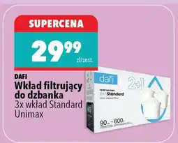 Biedronka Wkład filtrujący do dzbanka 3x wkład Standard Unimax oferta