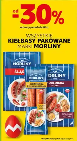 Kaufland Wszystkie kiełbasy pakowane marki Morliny oferta