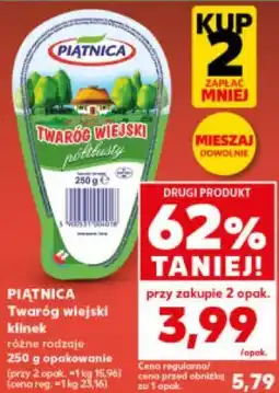 Kaufland PIĄTNICA Twaróg wiejski klinek oferta