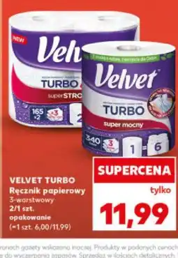 Kaufland VELVET TURBO Ręcznik papierowy oferta