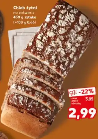 Kaufland Chleb Źytni na zakwasie oferta