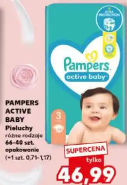 Kaufland PAMPERS ACTIVE BABY Pieluchy oferta