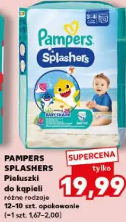 Kaufland PAMPERS SPLASHERS Pieluszki do kąpieli oferta