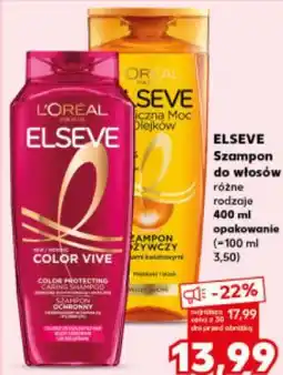 Kaufland ELSEVE Szampon do włosów oferta