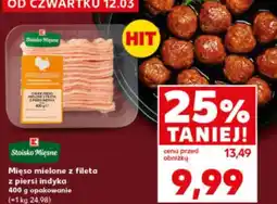 Kaufland Mięso mielone z fileta z piersi indyka oferta