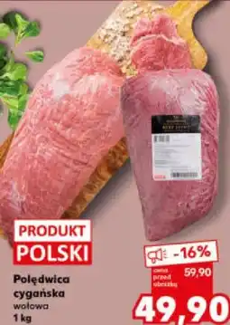 Kaufland Polędwica cygańska wołowa oferta