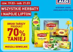 ALDI WSZYSTKIE HERBATY I NAPOJE LIPTON oferta