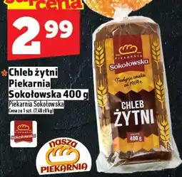 Topaz Chleb żytni Piekarnia Sokołowska oferta
