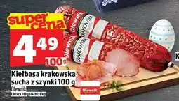 Topaz Kiełbasa krakowska sucha z szynki oferta
