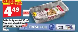 Topaz Folia do żywności 30m/foremka aluminiowa keks 5 szt oferta