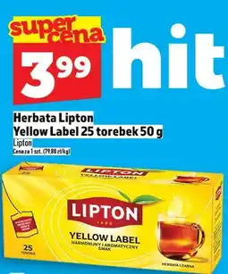Topaz Herbata Lipton Yellow Label oferta