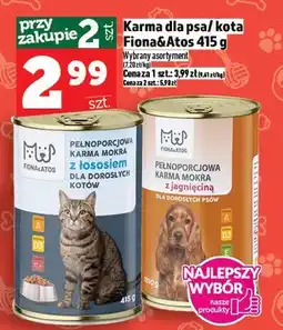 Topaz Karma dla psa/kota pełnoporcjowa mokra z łososiem dla dorosłych kotów oferta