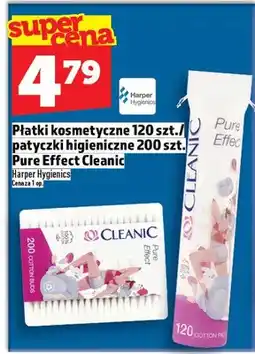 Topaz Płatki kosmetyczne 120 szt. / patyczki higieniczne 200 szt. Pure Effect Cleanic oferta
