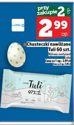 Topaz Chusteczki nawilżane Tuli 60 szt oferta