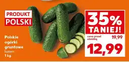 Kaufland Polskie ogórki gruntowe, luzem 1 kg oferta