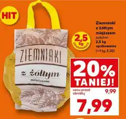 Kaufland Ziemniaki z żółtym miąższem jadalne 2,5 kg opakowanie oferta
