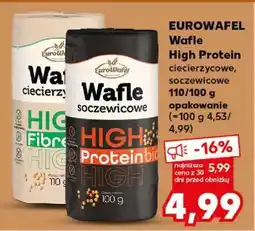 Kaufland EUROWAFEL Wafle High Protein ciecierzycowe, soczewicowe 110/100 g opakowanie (=100 g 4,53/4,99) oferta