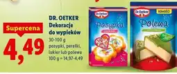 Lidl DR. OETKER Dekoracje do wypieków oferta