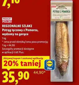 Lidl Pstrąg tęczowy z Pomorza, wędzony na gorąco oferta