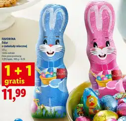 Lidl FAVORINA Zając z czekolady mlecznej oferta