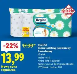 Lidl Regina Papier toaletowy rumiankowy, 3-warstwowy oferta