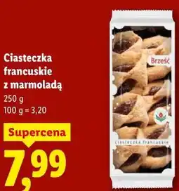 Lidl Ciasteczka francuskie z marmoladą oferta