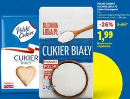 Lidl POLSKI CUKIER/ KUCHNIA LIDLA.PL Cukier biały kryształ oferta