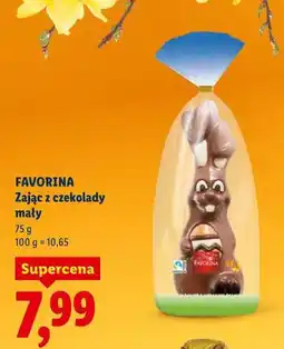 Lidl FAVORINA Zając z czekolady mały oferta