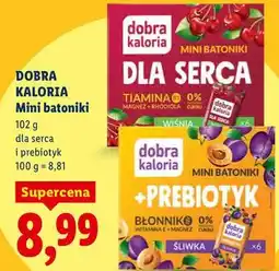 Lidl DOBRA KALORIA Mini batoniki oferta