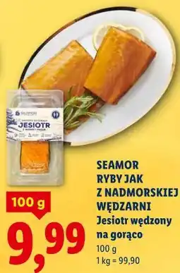 Lidl Jesiotr wędzony na gorąco oferta