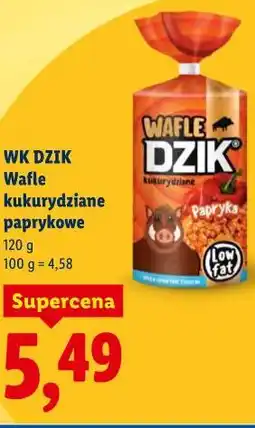 Lidl WK DZIK Wafle kukurydziane paprykowe oferta