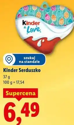 Lidl Kinder Serduszko oferta