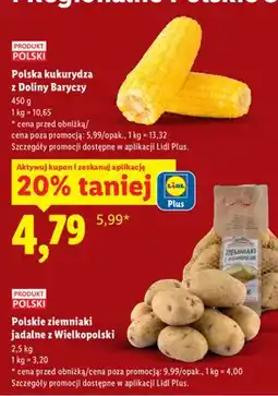 Lidl Ziemniaki jadalne z Wielkopolski oferta