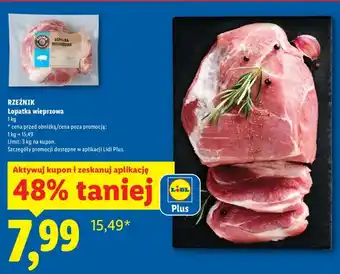Lidl Łopatka wieprzowa oferta
