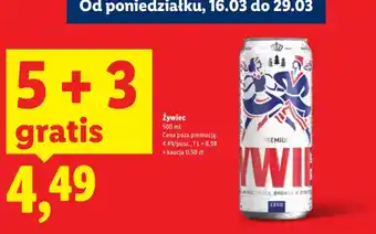 Lidl Piwo Żywiec oferta