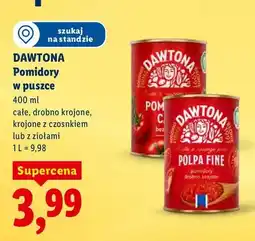 Lidl Pomidory w puszce całe, drobno krojone, krojone z czosnkiem lub z ziołami oferta