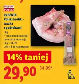 Lidl Królik - tuszka z podrobami oferta