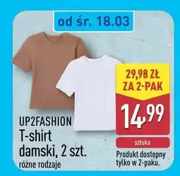 ALDI T-shirt damski 2 szt. różne rodzaje oferta