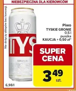 Carrefour Express Piwo puszka KAUCJA + 0,50 zł oferta