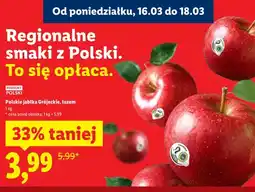 Lidl Jabłka Grójeckie, luzem oferta