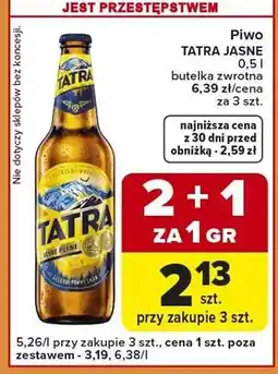 Carrefour Express Piwo butelka zwrotna oferta