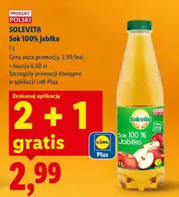 Lidl Sok 100% jabłko oferta
