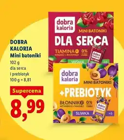 Lidl Mini batoniki dla serca i prebiotyk oferta