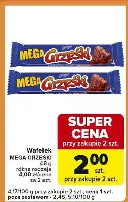 Carrefour Express Wafelek różne rodzaje oferta