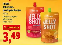 Lidl Jelly shot, przekąska konjac kolagen, magnez lub energia oferta