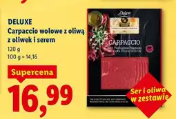 Lidl Carpaccio wołowe z oliwą z oliwek i serem oferta