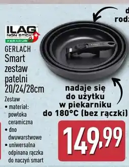 ALDI Zestaw patelni 20/24/28cm oferta