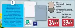 ALDI Prześcieradło z bawełny reinforce oferta