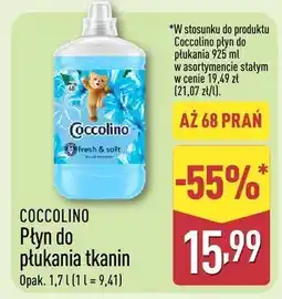 ALDI Płyn do płukania tkanin oferta